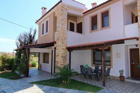 Golden Blue Villa Skala Potamia  Bagian luar foto